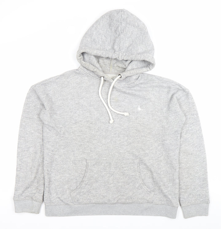Jack Wills Womens Grey Hoodie Pullover UK 8 Cotton Blend Casual