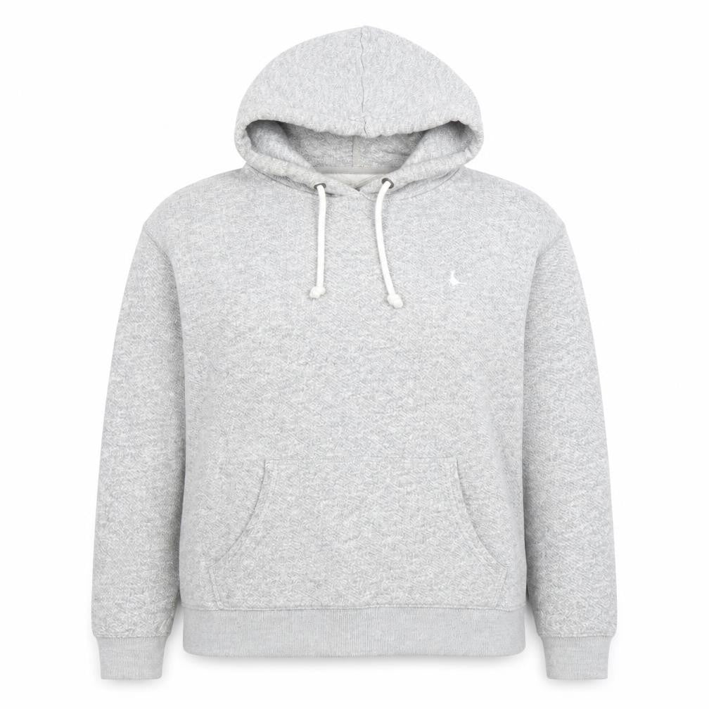 Front view of Jack Wills women’s grey hoodie pullover uk 8 cotton blend casual