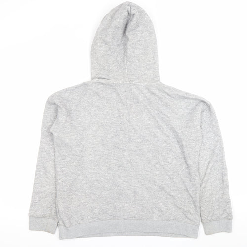 Jack Wills Womens Grey Hoodie Pullover UK 8 Cotton Blend Casual