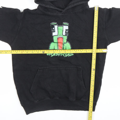Unspeakable Boys Black Pullover Hoodie 9-10 Years Minecraft Gaming