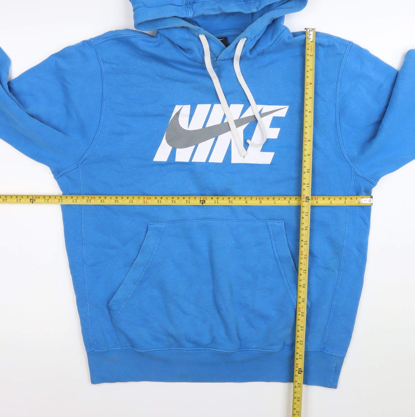 Nike Men’s Blue Pullover Hoodie Small Regular Logo Sportswear