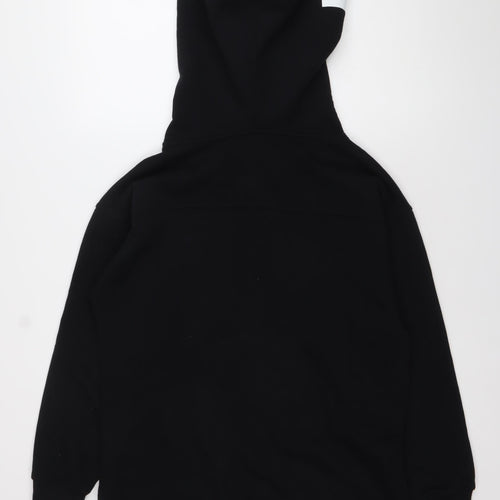 Ivy Park Womens Black Full Zip Hoodie XS Logo Activewear