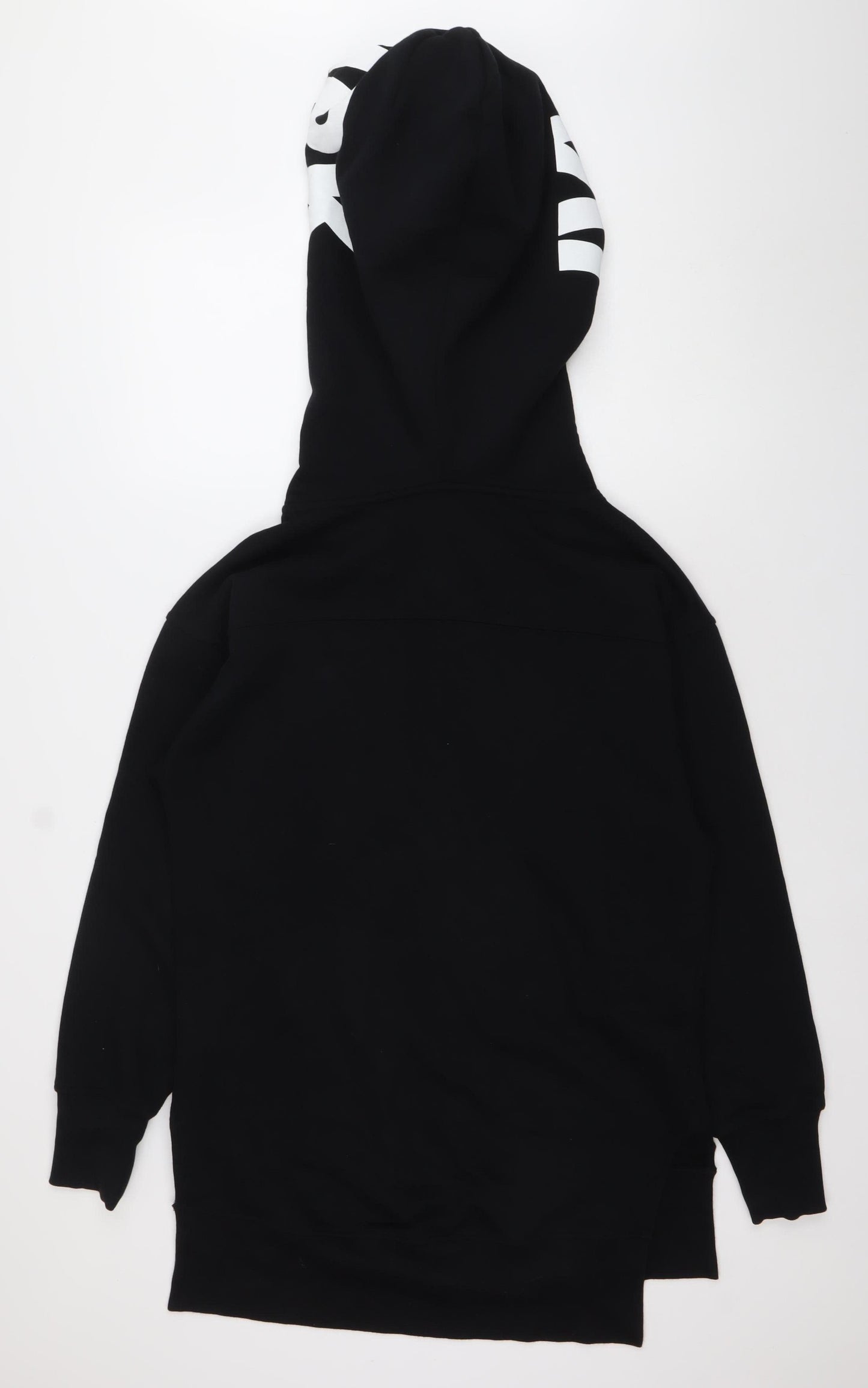 Ivy Park Womens Black Full Zip Hoodie XS Logo Activewear