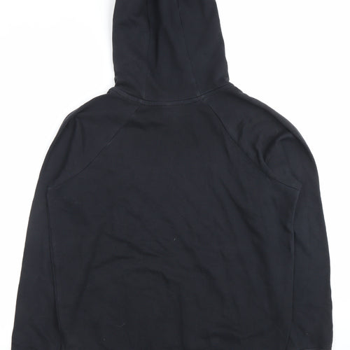 Nike Men's Black Pullover Hoodie M Logo Sportswear Fleece