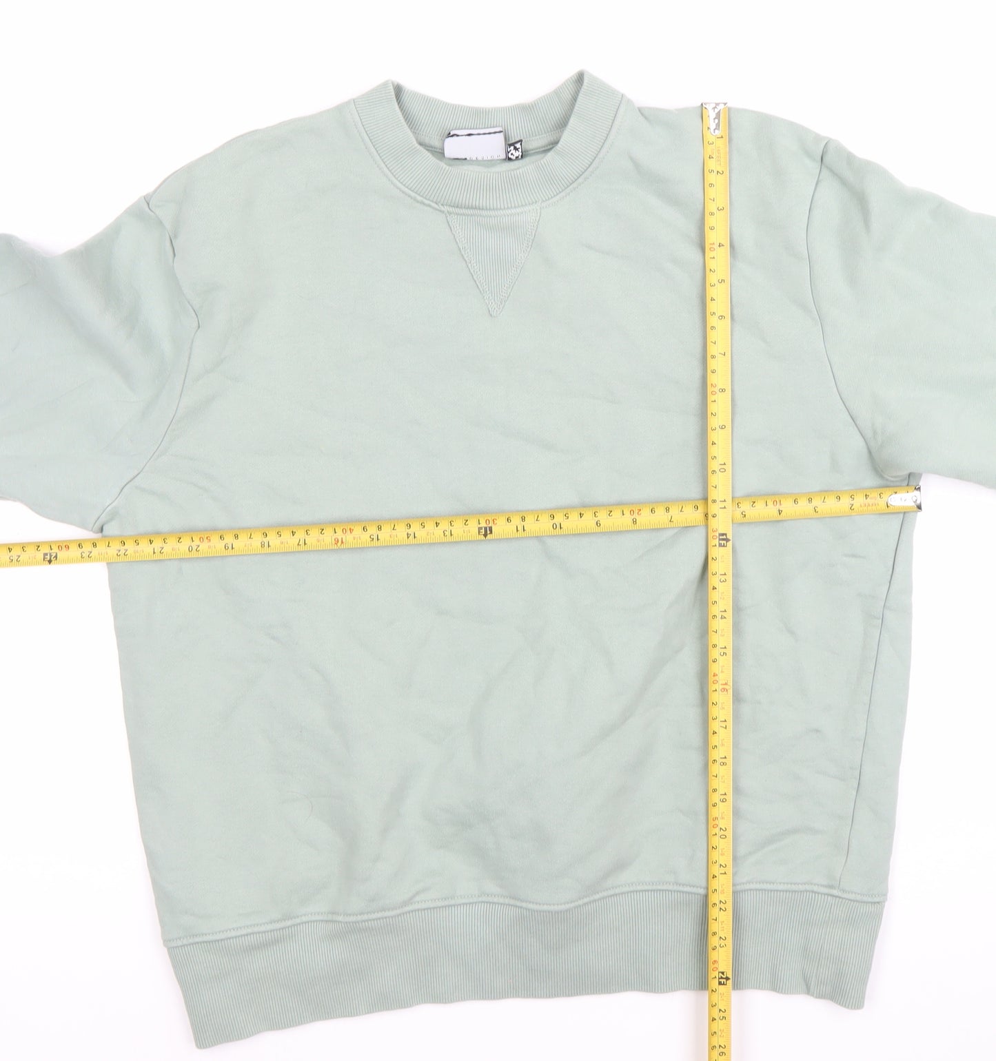 ASOS DESIGN Men’s Green Pullover Sweatshirt Size M Crew Neck