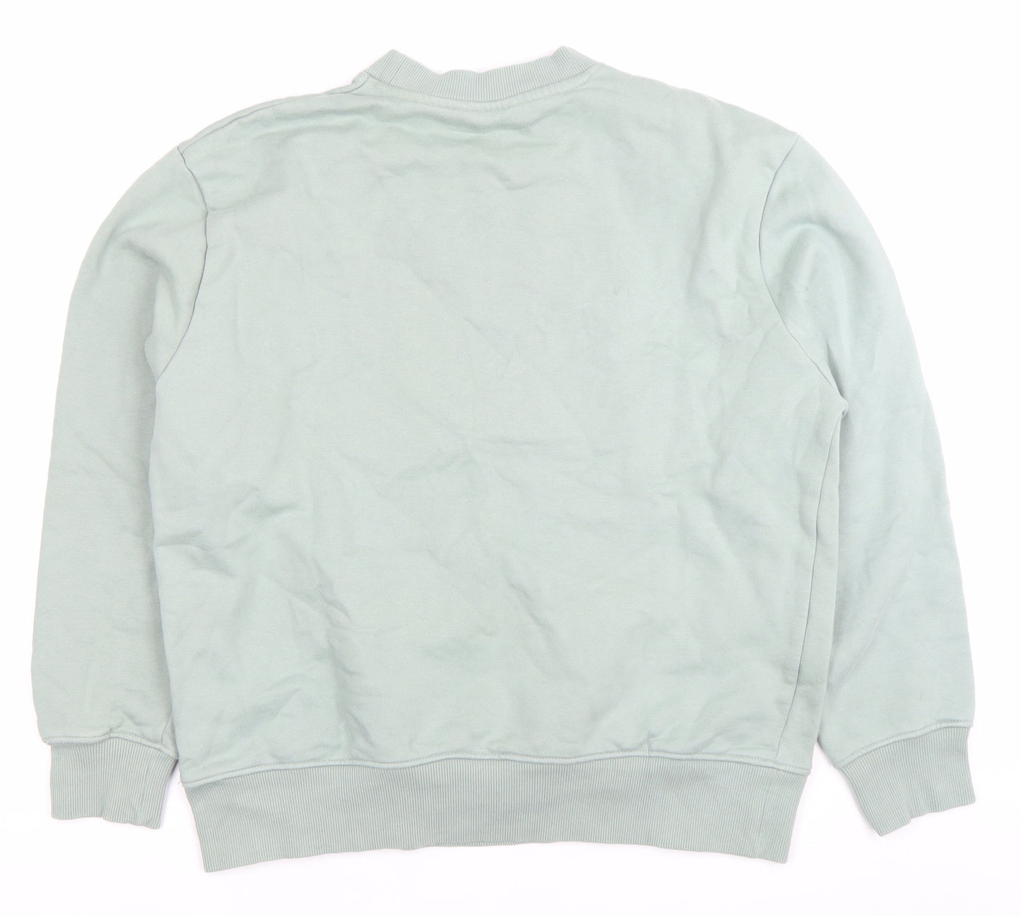 ASOS DESIGN Men’s Green Pullover Sweatshirt Size M Crew Neck