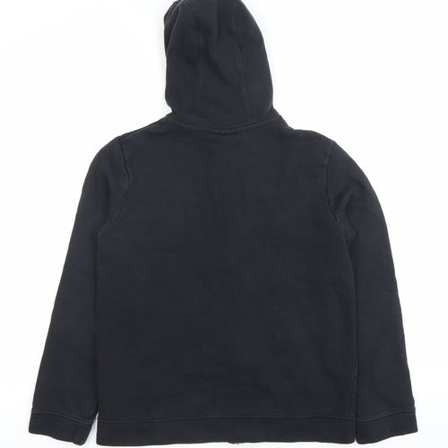 Nike Boys Black Full Zip Hoodie XL 158-170cm Standard Fit Logo