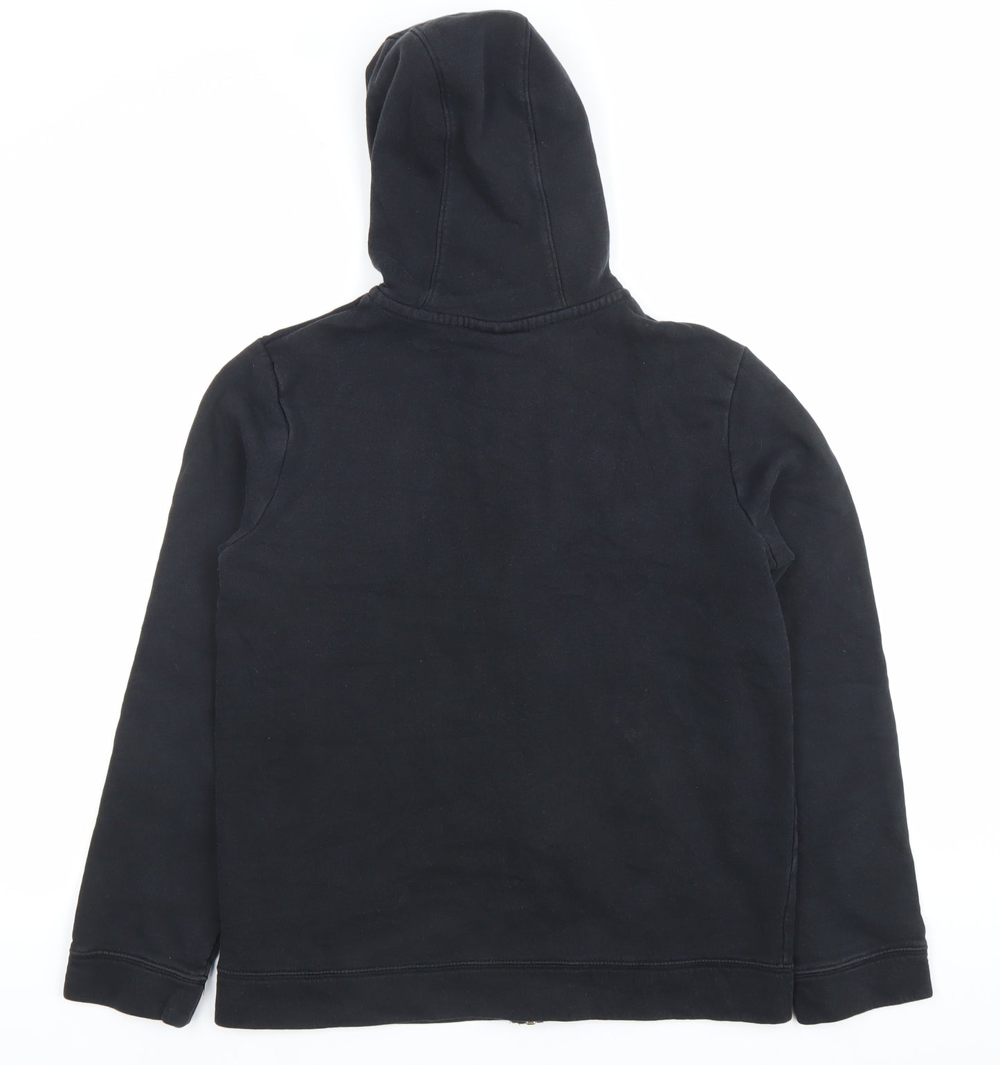 Nike Boys Black Full Zip Hoodie XL 158-170cm Standard Fit Logo