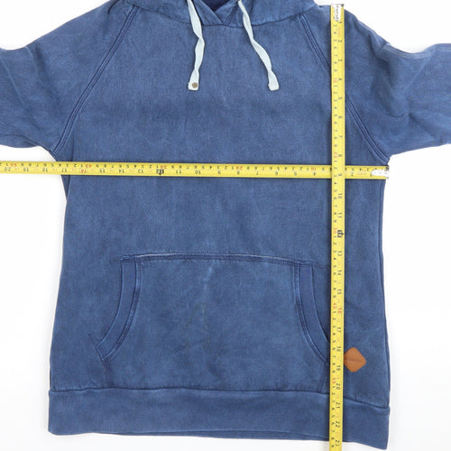 Zspecial Men’s Blue Pullover Hoodie Size M Cotton Blend