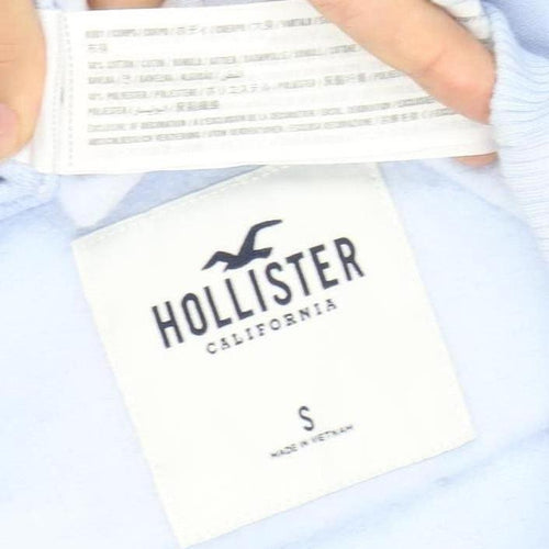Hollister Womens Blue Small Logo Crew Neck Sweatshirt
