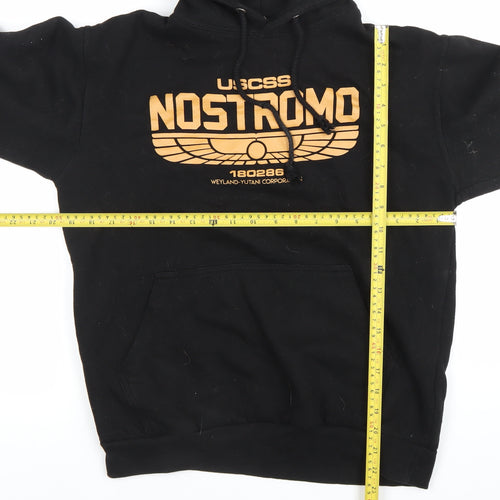 Stars & Stripes Men’s Black Nostromo Pullover Hoodie M Graphic Movie Style