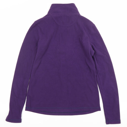 Peter Storm Women’s Purple Fleece Sweatshirt Size 8 Half Zip Outdoor