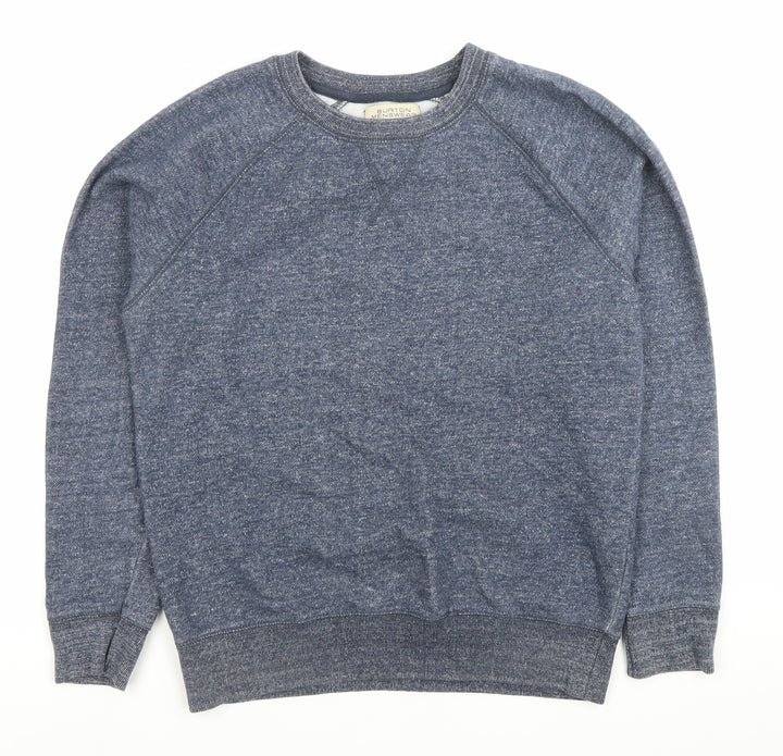 Burton Menswear London Men’s Blue Small Crew Neck Sweatshirt