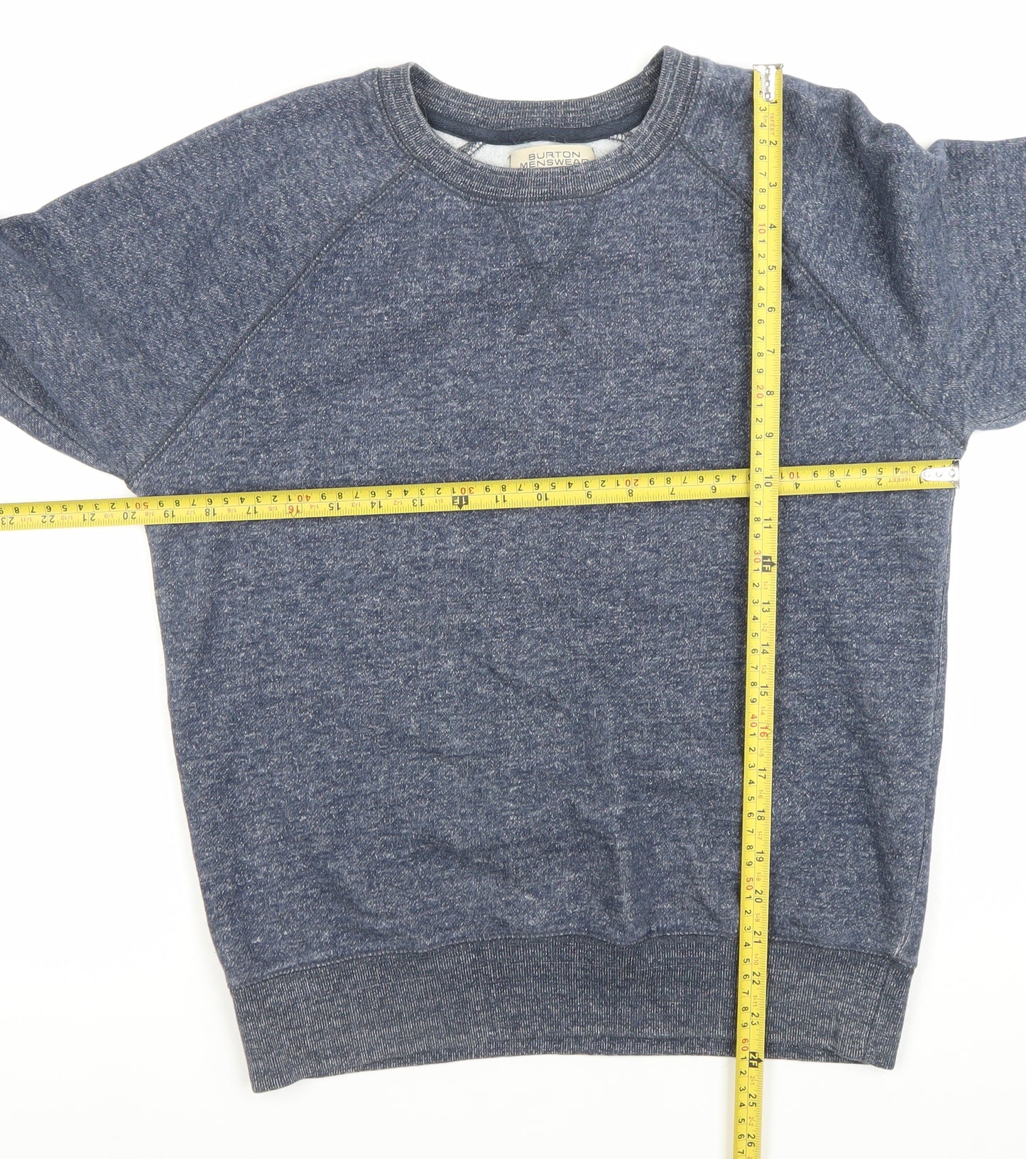 Burton Menswear London Men’s Blue Small Crew Neck Sweatshirt
