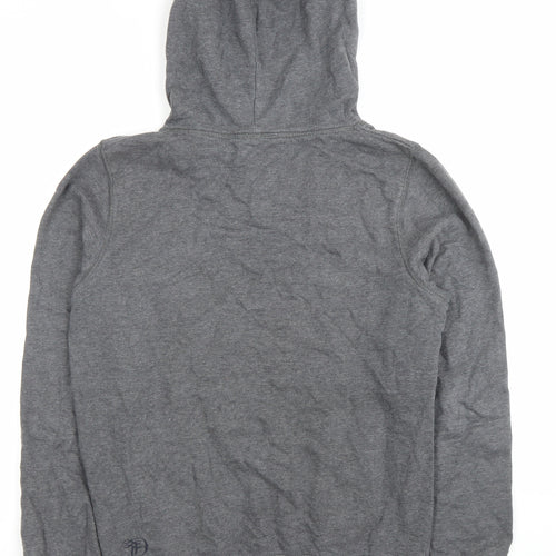 Tom Tailor Mens Grey Hoodie Small Pullover Embroidered East Bay