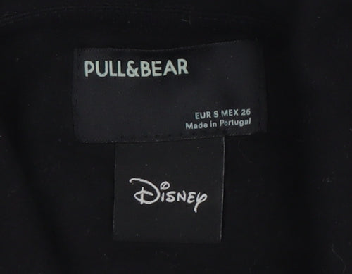 Pull&Bear Disney Dumbo Hoodie Women Black S Pullover Graphic