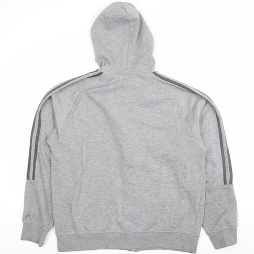 Head Mens Grey Full Zip Hoodie Large Regular Fit Sportswear