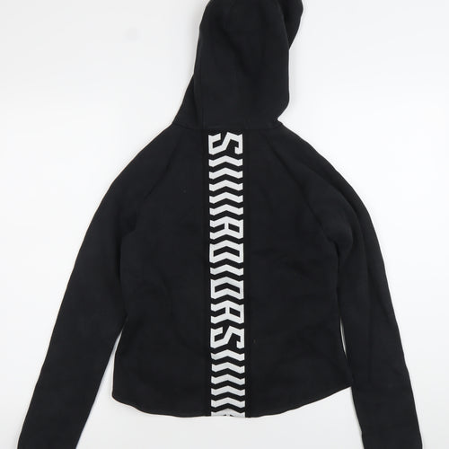 Adidas Women Black Full Zip Hoodie Jacket Size M Sportswear