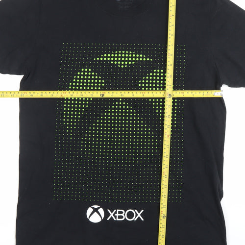 Xbox Mens Black Large Graphic Gaming T-Shirt Short Sleeve