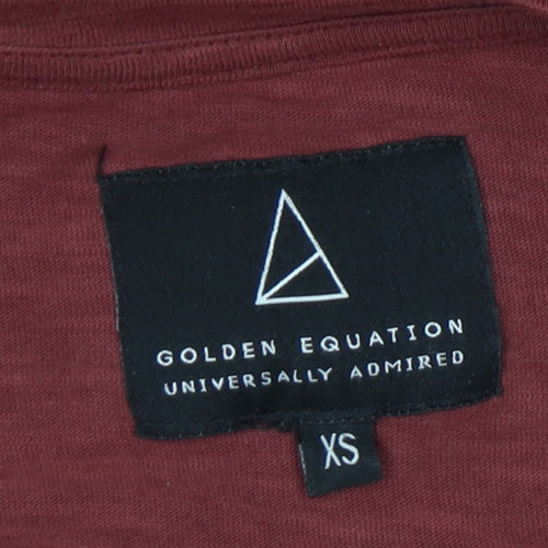 Golden Equation Men's Red XS Crew Neck Short Sleeve T-Shirt