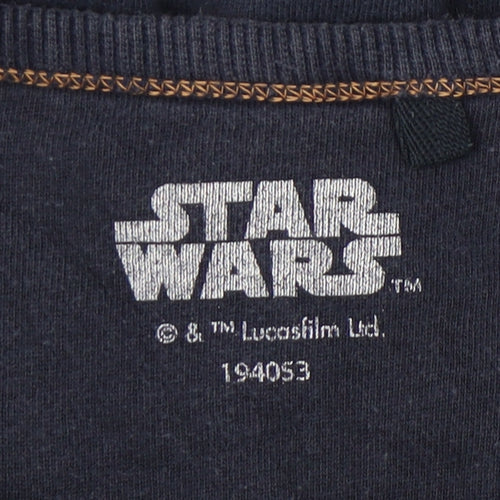 Next Boys Blue Star Wars Stormtrooper Sweatshirt 15 Years Crew Neck Pullover