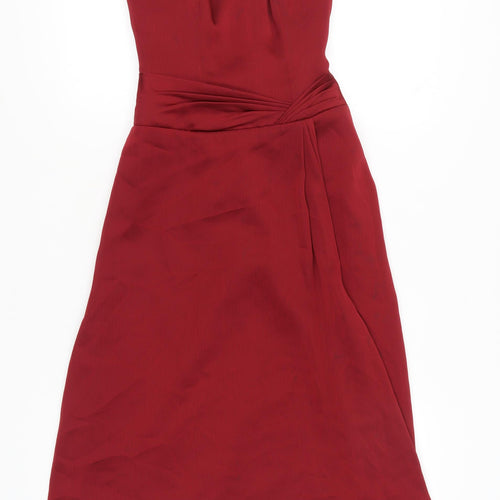 Ashley Love Women’s Red Size 6 Slip Dress Formal Party Cocktail