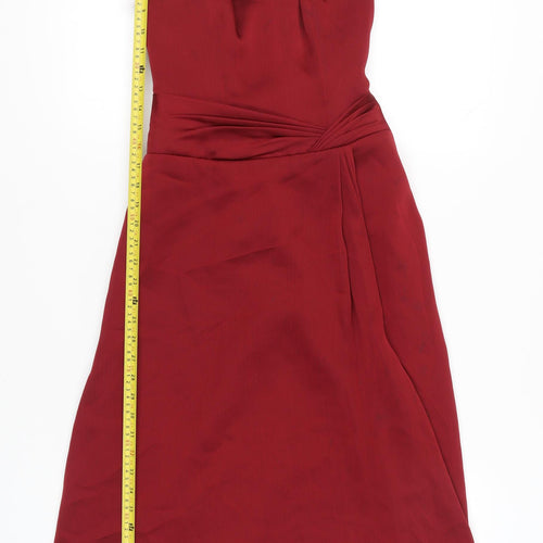 Ashley Love Women’s Red Size 6 Slip Dress Formal Party Cocktail