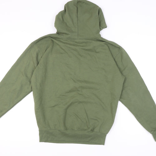 Cottonridge Men’s Green Pullover Hoodie M Manchester University Logo