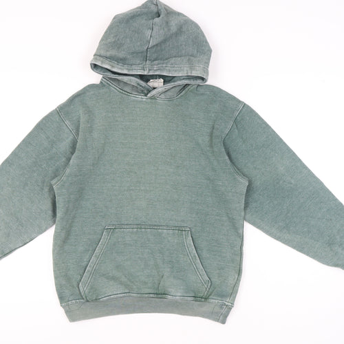 Vintage Collection Womens Green Pullover Hoodie Size M Wolfsburg Graphic