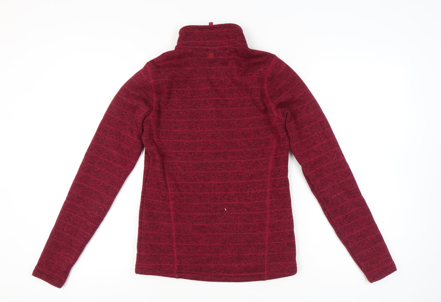 Mountain Warehouse Womens Red 1/2 Zip Fleece Sweatshirt UK 10