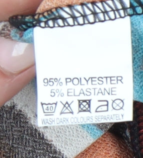 Envy Women’s Multicoloured Striped Tunic Blouse Size 16