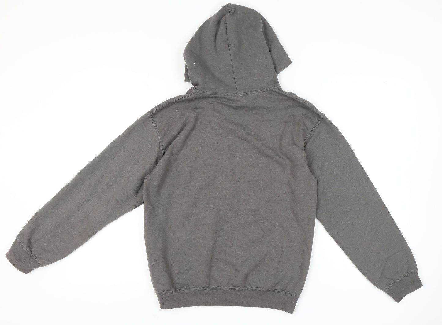 G&G Men's Grey Pullover Hoodie Small Regular Fit with Logo