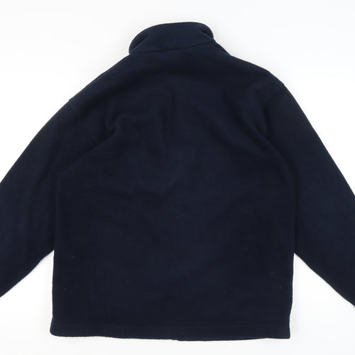 Marks and Spencer Men’s Blue Fleece Jacket M 38-40" Regular Fit Full Zip