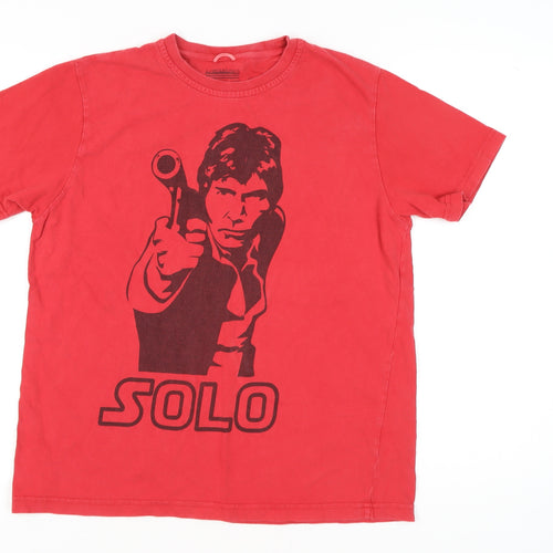 Lewis & Finch Men’s Red Star Wars Han Solo Graphic T-Shirt Size L