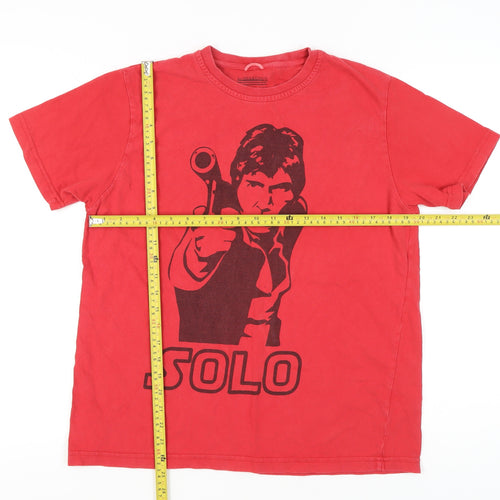 Lewis & Finch Men’s Red Star Wars Han Solo Graphic T-Shirt Size L