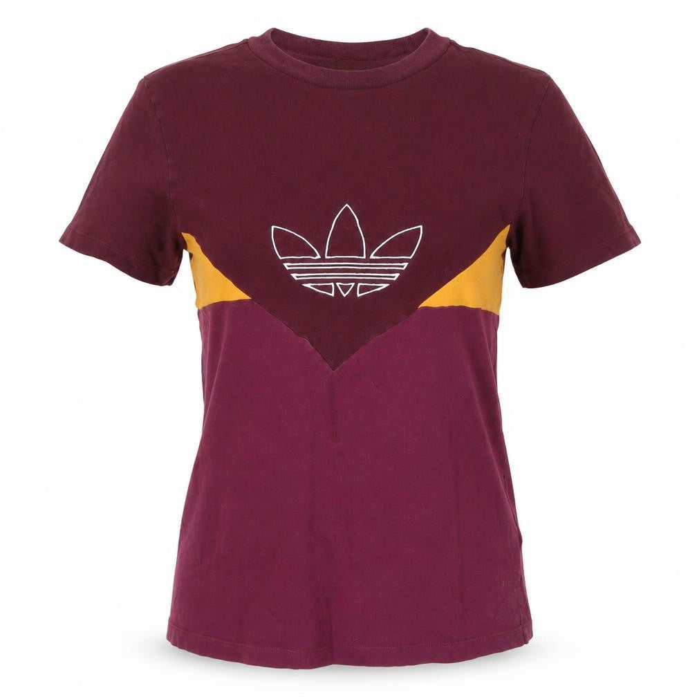 Adidas Womens Multicoloured Size 6 Crew Neck Cotton T-Shirt