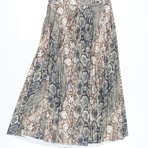 Next Women’s Multicoloured Animal Print A-Line Skirt Size 10