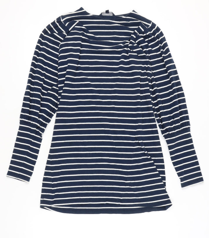 French Connection Women’s Blue Striped T-Shirt Dress Size S
