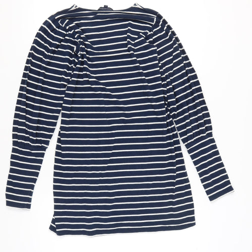 French Connection Women’s Blue Striped T-Shirt Dress Size S