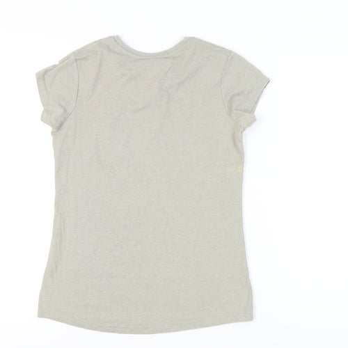 Karrimor Womens Grey V-Neck T-Shirt Size 10 Short Sleeve Outdoor