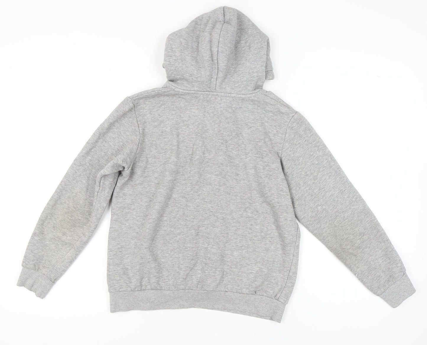 Jack & Jones Boys Grey 14Y Hoodie Pullover Logo Graphic Cotton Blend
