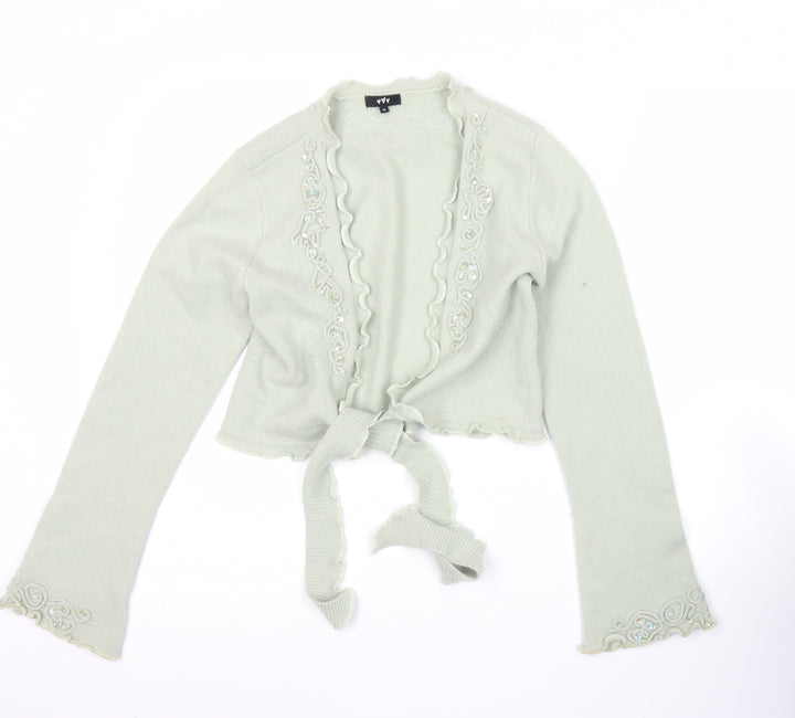 Marks and Spencer Women’s Green Embellished Cardigan M