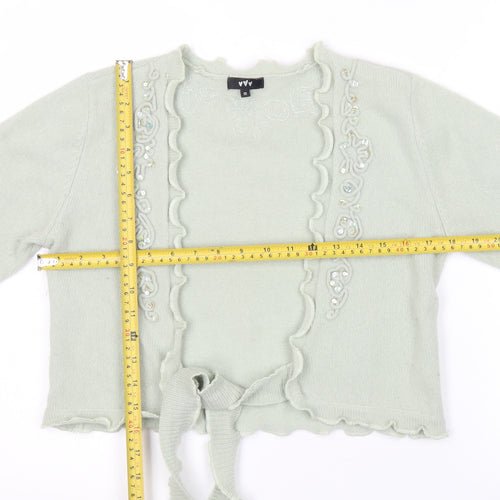Marks and Spencer Women’s Green Embellished Cardigan M