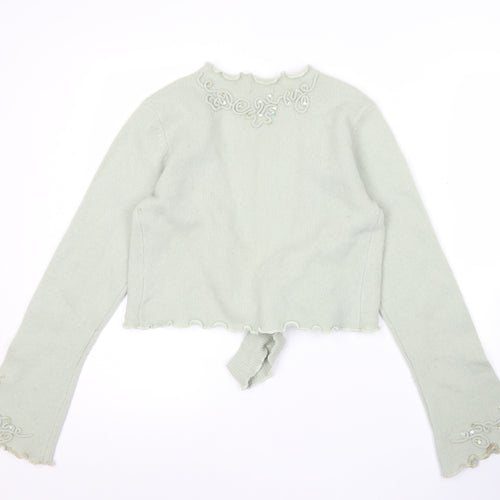 Marks and Spencer Women’s Green Embellished Cardigan M