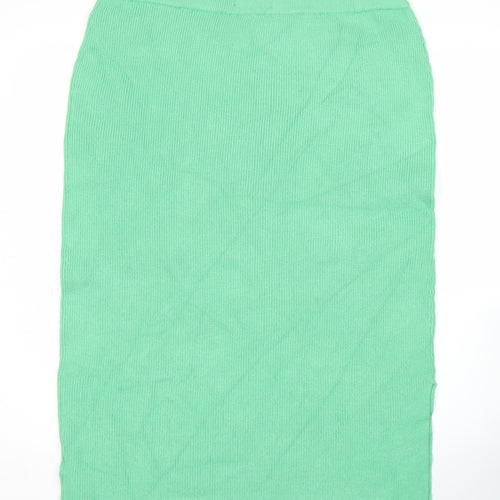 Marks and Spencer Women’s Green Knit Midi Pencil Skirt L