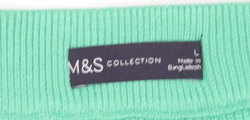 Marks and Spencer Women’s Green Knit Midi Pencil Skirt L