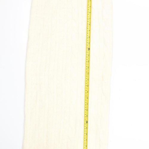 Marks and Spencer Women’s Ivory Knit Midi Skirt Size S Casual Winter