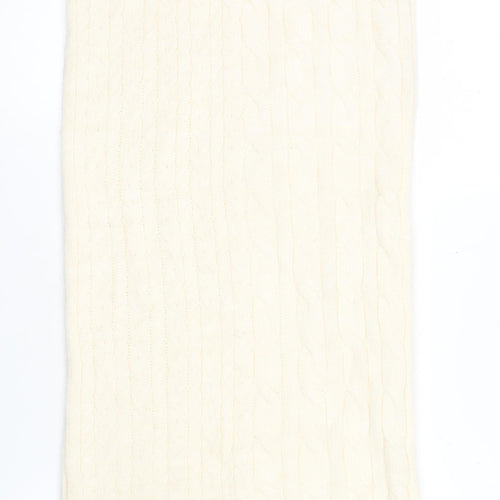 Marks and Spencer Women’s Ivory Knit Midi Skirt Size S Casual Winter