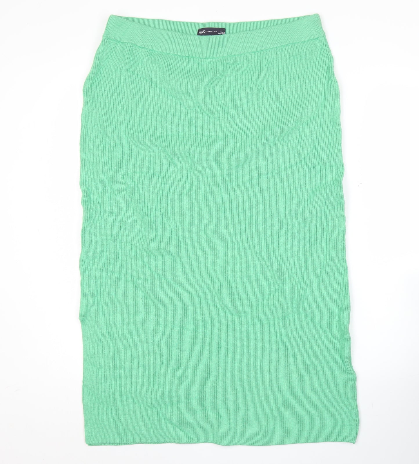 Marks and Spencer Women’s Green Midi Pencil Skirt L