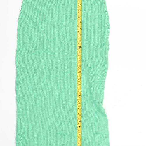 Marks and Spencer Women’s Green XS Knit Midi Pencil Skirt